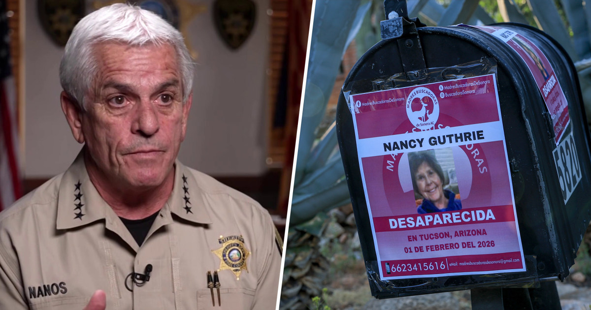 Sheriff on Nancy Guthrie Case Gives Update, Says Investigators are ‘Definitely Closer’
