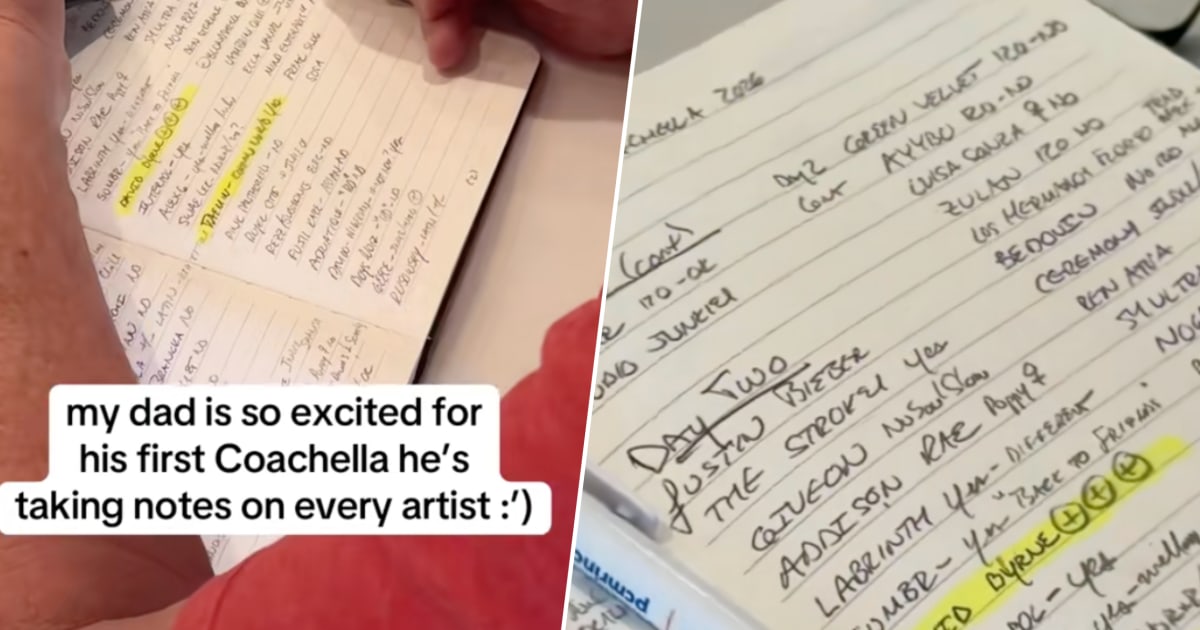 Dad Takes Notes on All 130 Artists at Coachella Before Going with His Family. How the Trip Went
