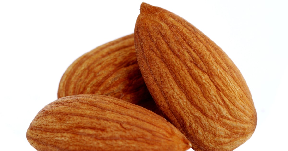 Packed with plant-based protein and fiber, almonds can be a great daily snack.
