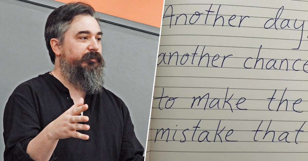 Students in Joseph Fasano’s class compiled his wisest reflections about love, writing, fear, creativity and growing up into a 152-page book.