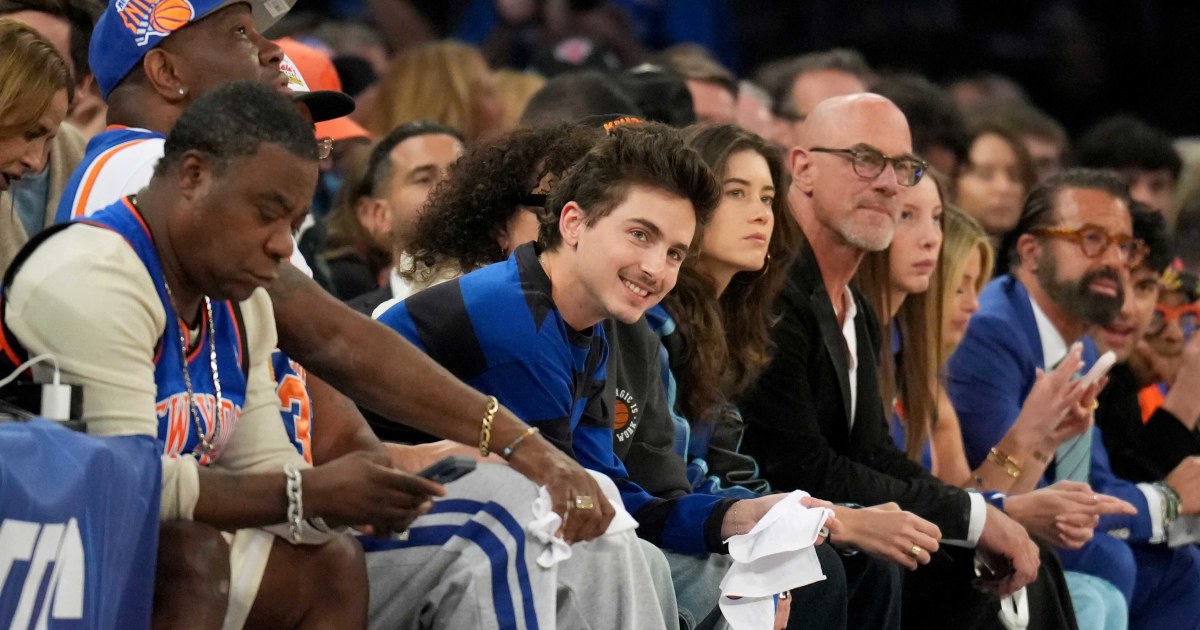 Timothée Chalamet had a choice to make on May 4: the fashion event of the year or his beloved New York Knicks.
