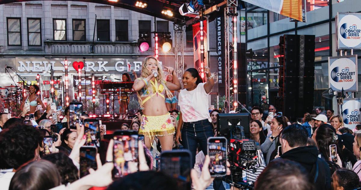 Sheinelle Jones brought it as a guest dancer at TODAY’s Citi Concert Series.