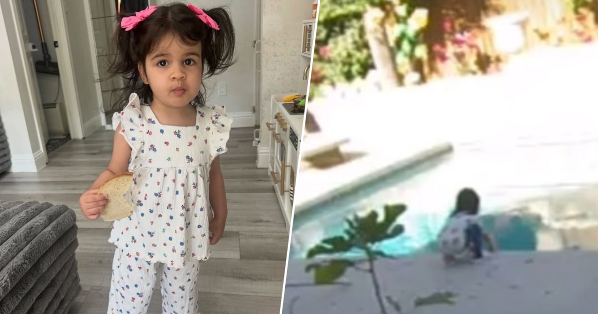 A dad's chilling pool video shows how life can "change in th