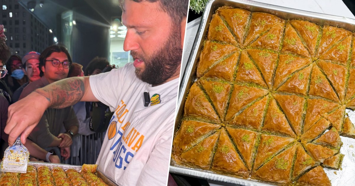 This Guy Gives Out Free Baklava at Knicks Games Because ‘It Just Makes Sense'