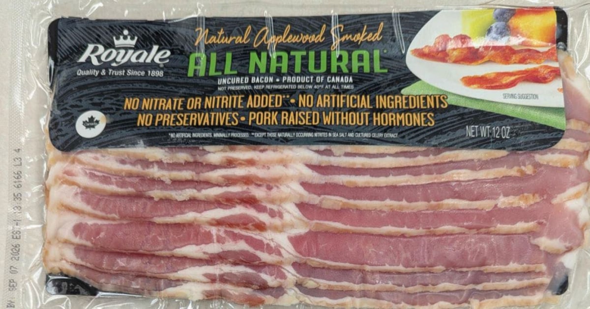 12,000 Pounds of Bacon Recalled by Canadian Company Maple Leaf Foods. See the Affected Products