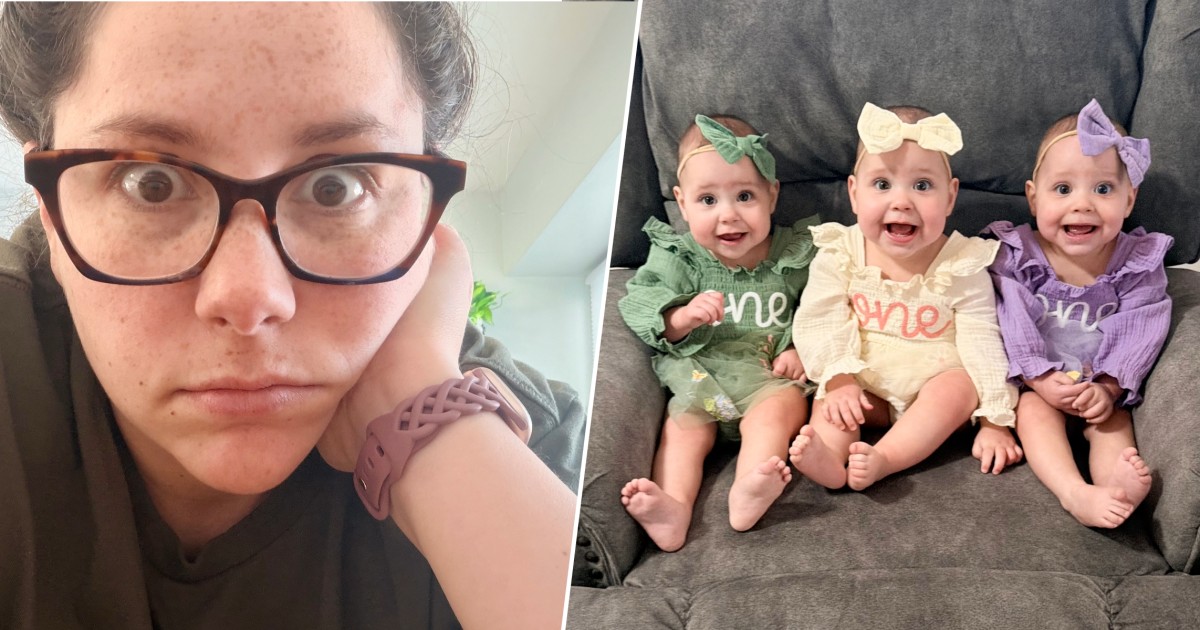 Mom Says 1 Word and All 3 of Her Triplets Instantly Burst Into Tears