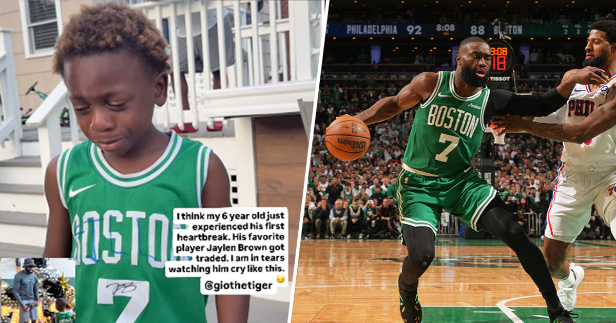 Jaylen Brown Responds to Viral Video of 6-Year-Old Sobbing Over Trade News