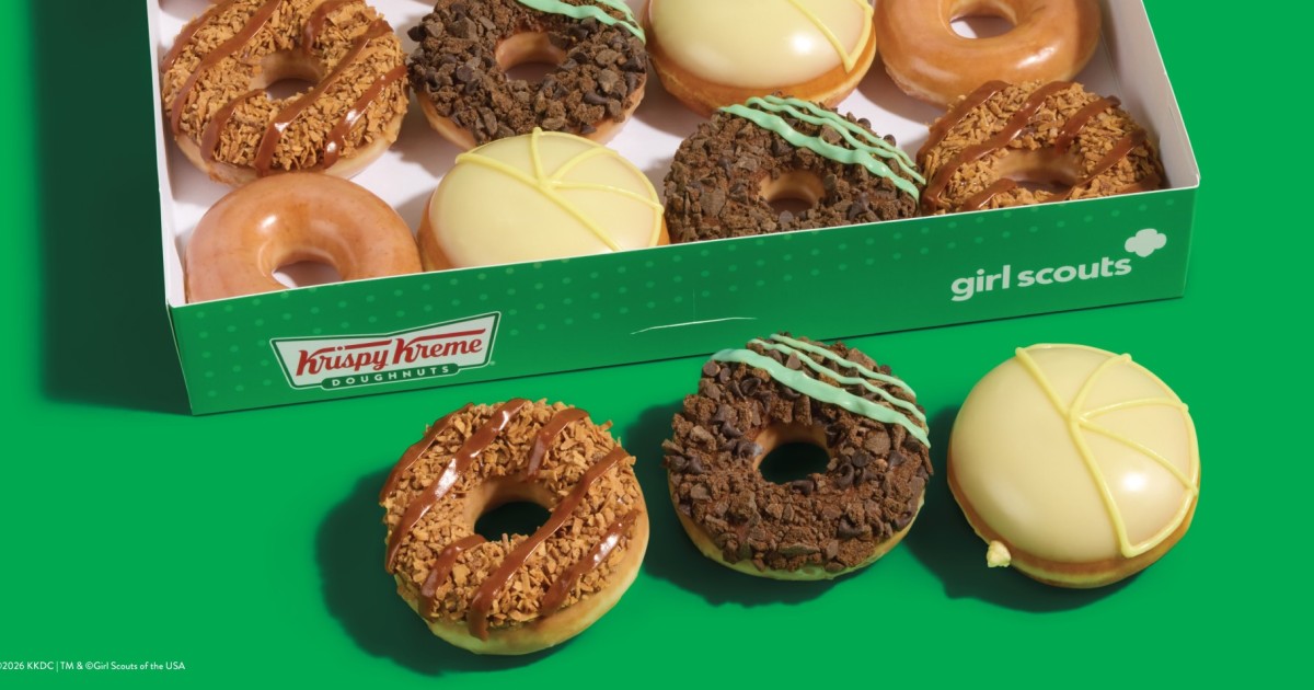 Thin Mint Doughnuts! Krispy Kreme and Girl Scouts Announce Collaboration