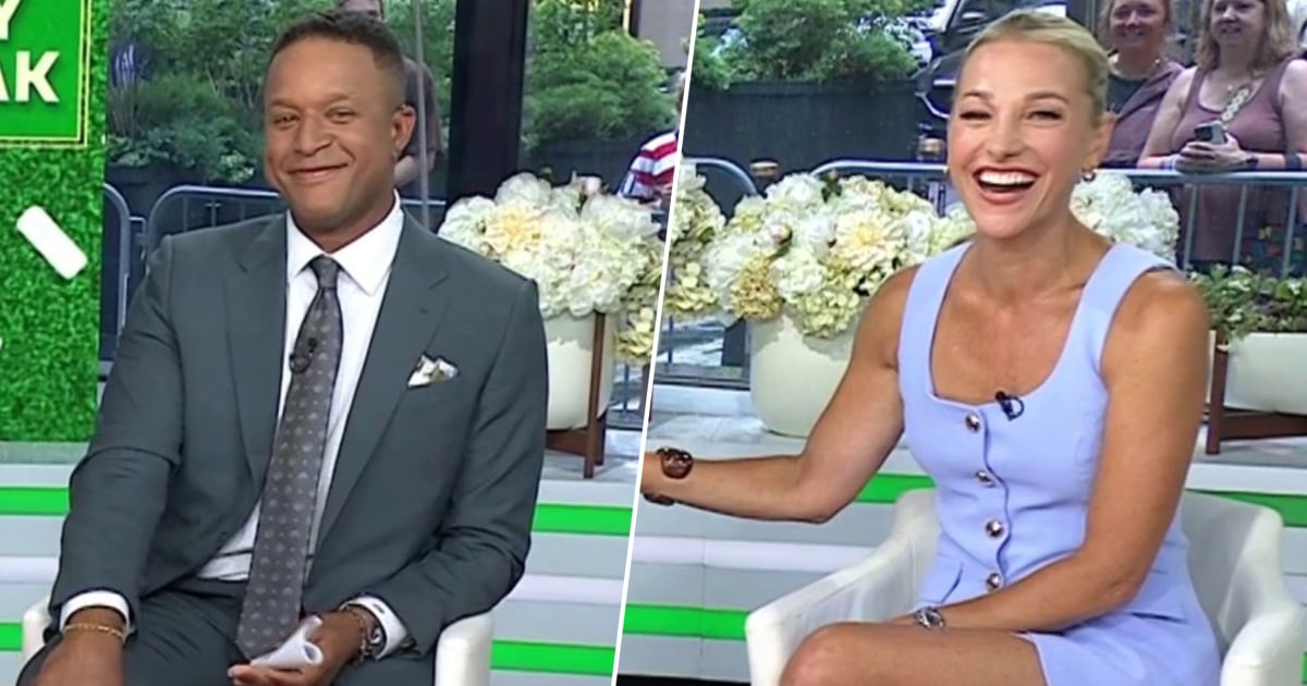 Craig Melvin and Wife Lindsay Czarniak Share a Moment on TODAY That Had the Other Anchors Swooning