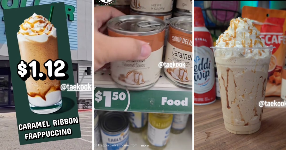 How to Make Starbucks Drinks With Dollar Tree Ingredients, From A Viral TikTok C...