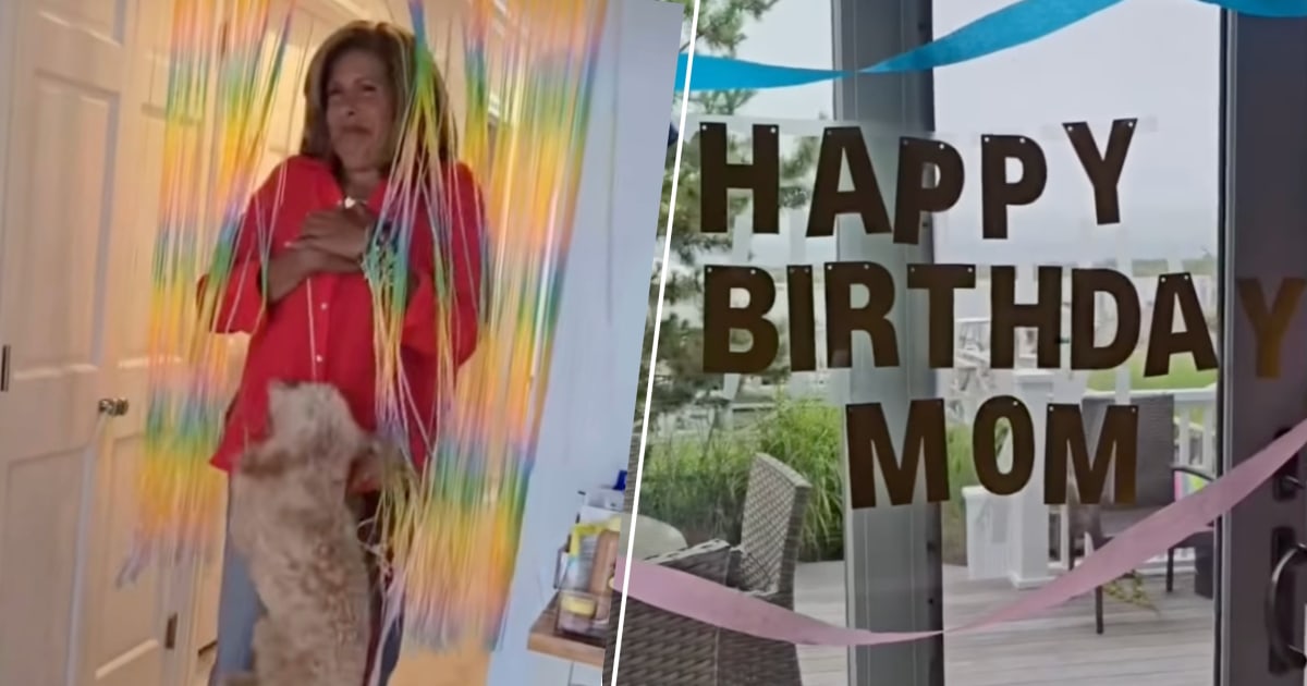 Watch Hoda Kotb's Daughters Throw The Sweetest Surprise For Her 62nd Birthday