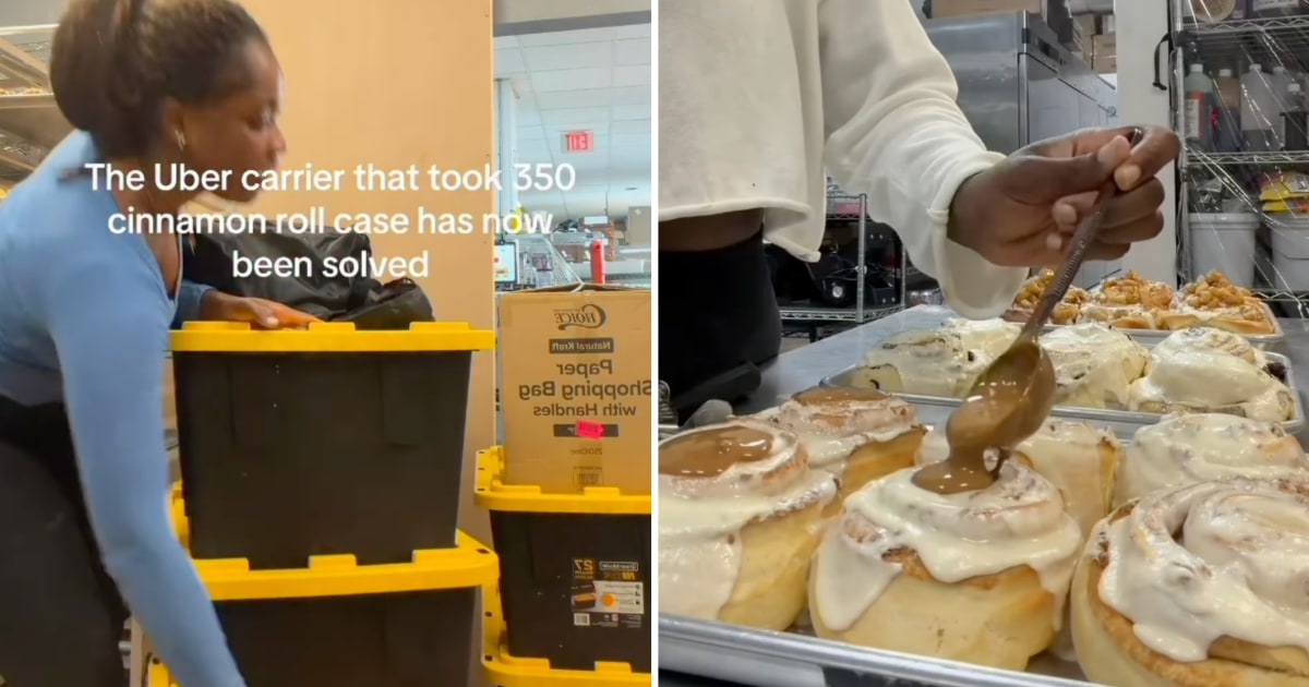 Baker Thought Uber Driver Stole $3,000 Worth of Cinnamon Rolls. Then She Learned the Truth