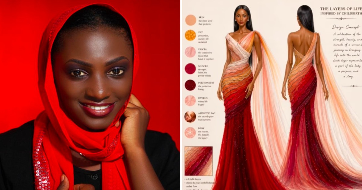 To Destigmatize C-Sections, a Designer Mom Created a Couture Gown