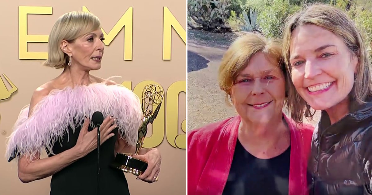Savannah Guthrie Is ‘Touched’ by Allison Janney’s Message About Her Mom Nancy at the Emmys: ‘We Need Help’ - TODAY.com