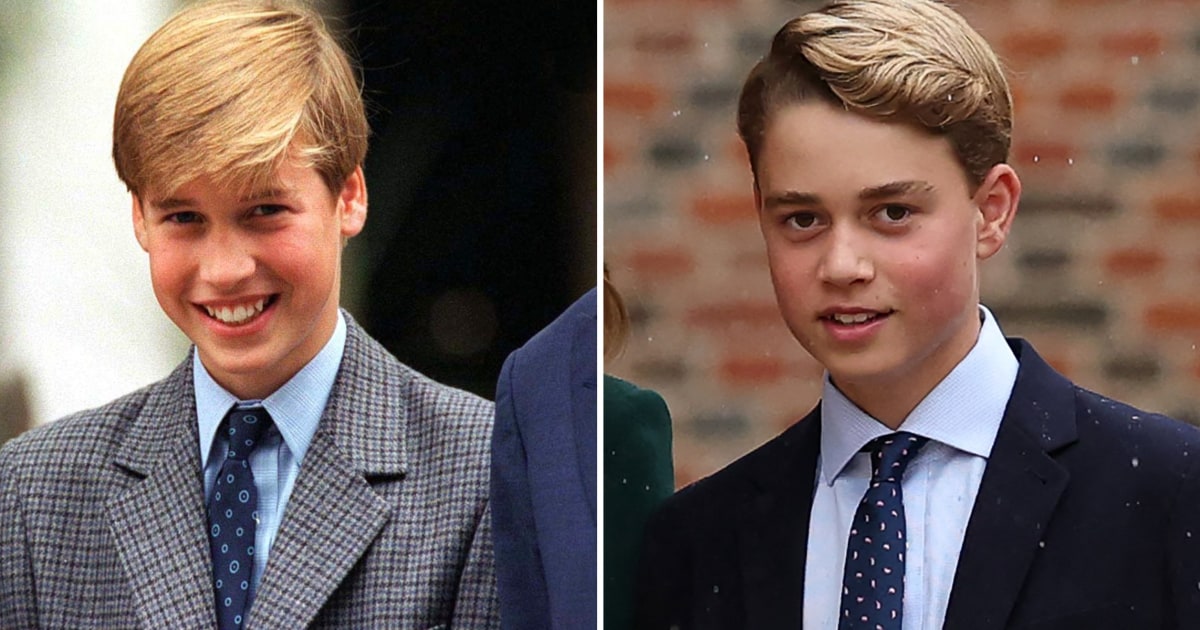 See How Prince George's First Day at Eton Compares to Prince William's, 31 Years Ago