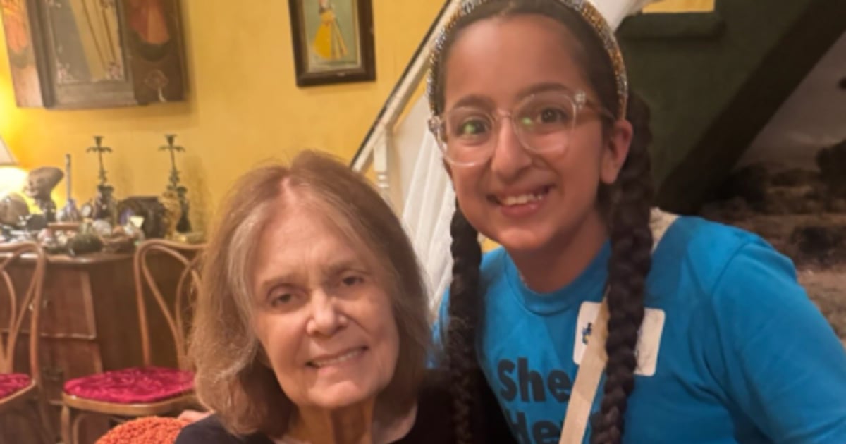 New Jersey Girl, 12, Visited Gloria Steinem’s Home and ‘The Spark Was Lit’