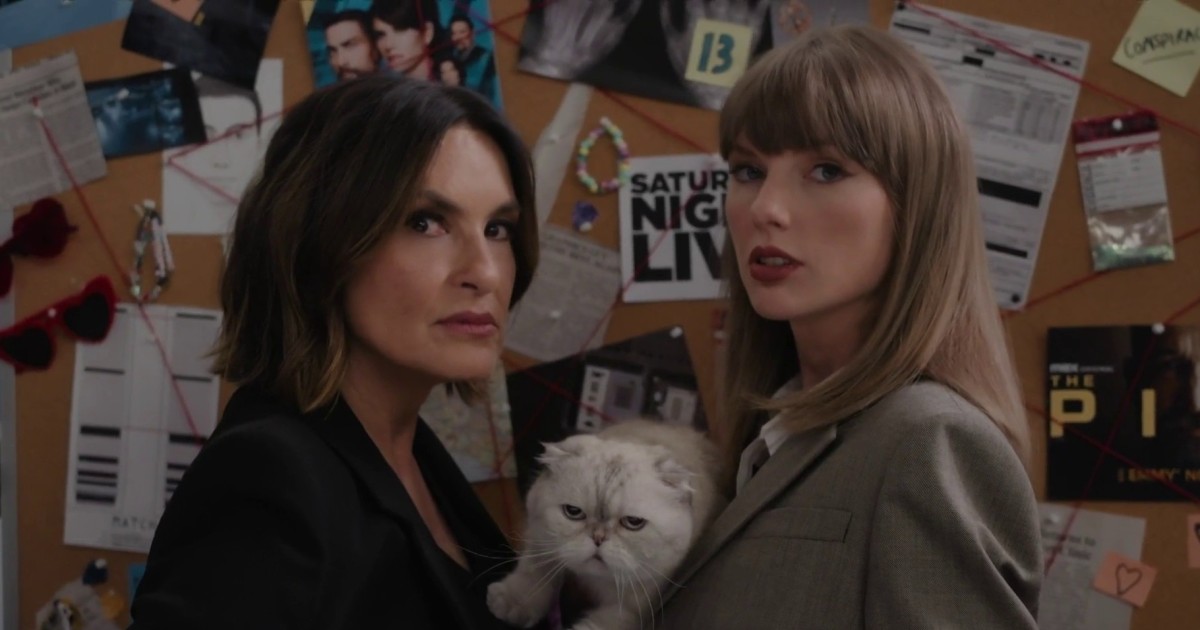 Taylor Swift Appears Alongside Mariska Hargitay in Emmys ‘SVU' Sketch