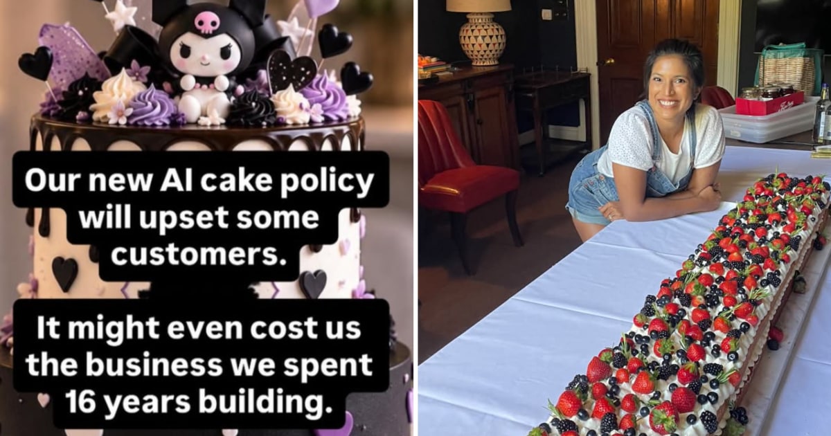 Baker Announces Polarizing AI-Generated Cake Request Policy: ‘Choose Wisely'