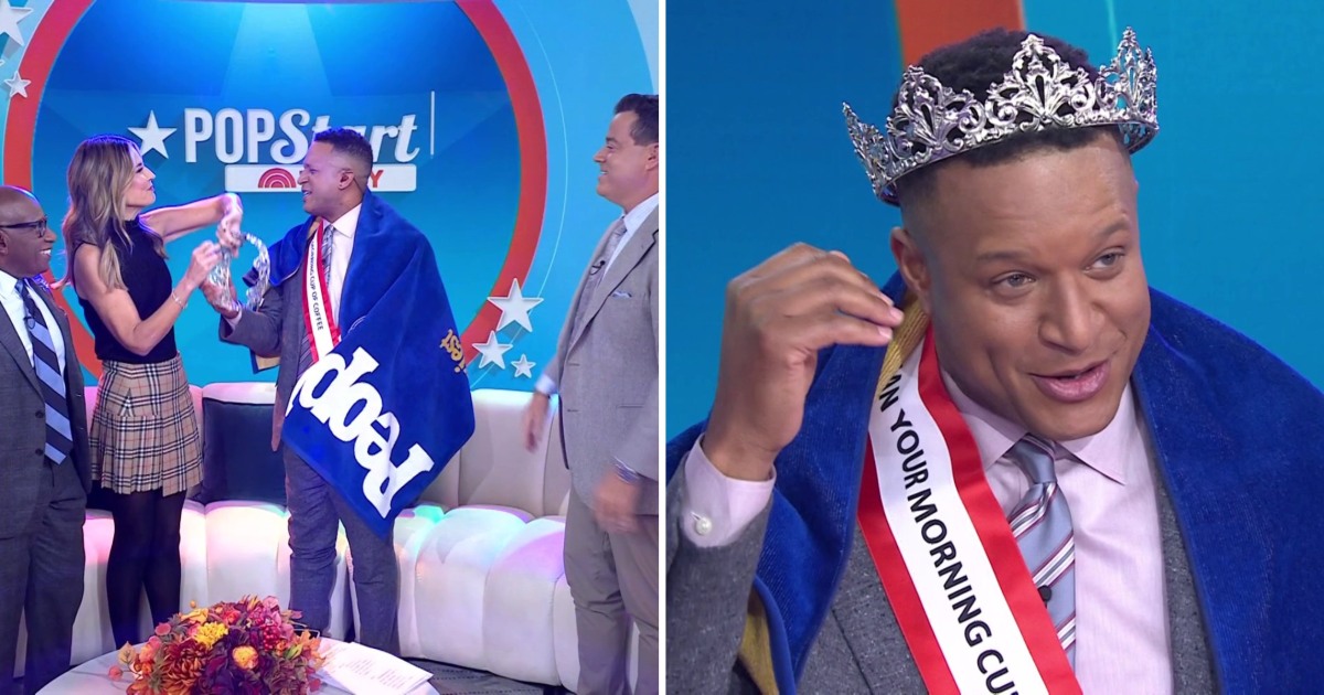 Craig Melvin Wins His People's Sexiest Man Alive Poll ... and Gets Crowned on TODAY!