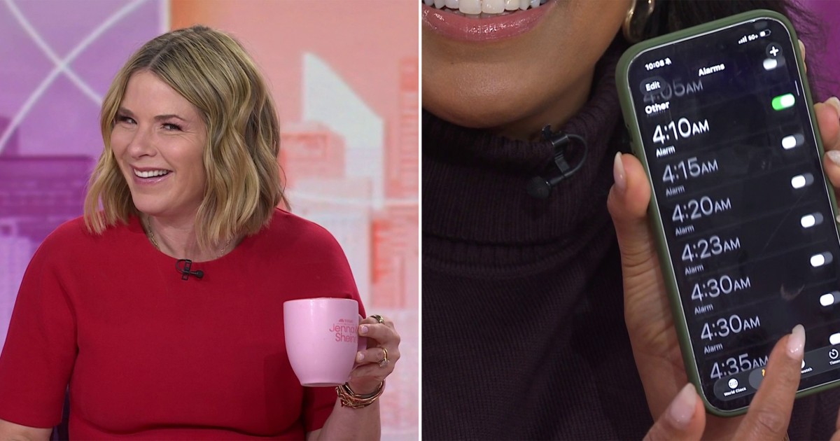 Jenna and Sheinelle Reveal What Time Their Alarms Go off Every Morning