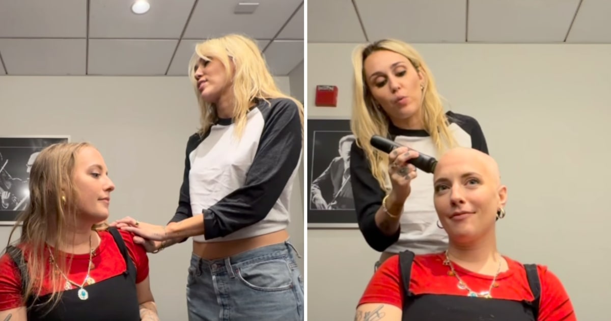 Miley Cyrus Helps Fan With Stage 3 Breast Cancer Shave Her Head