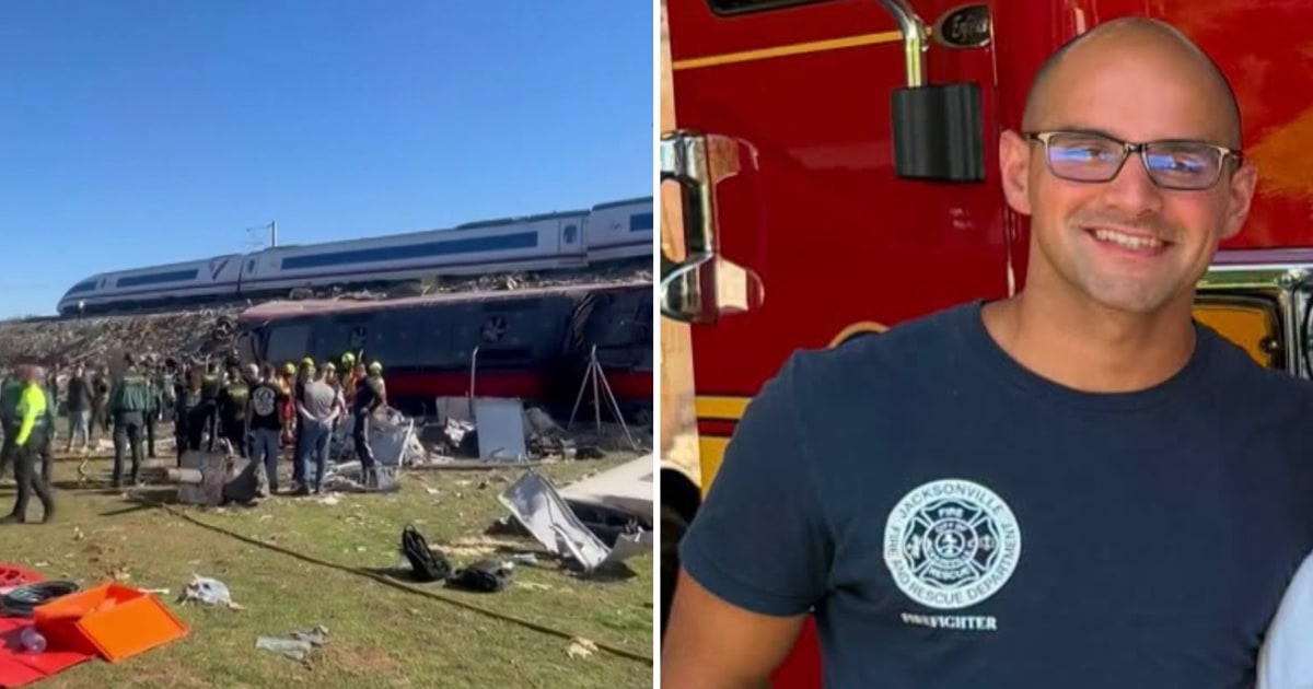 Florida Firefighter Survives Deadly Train Crash in Spain, Then Rushes to Help Others