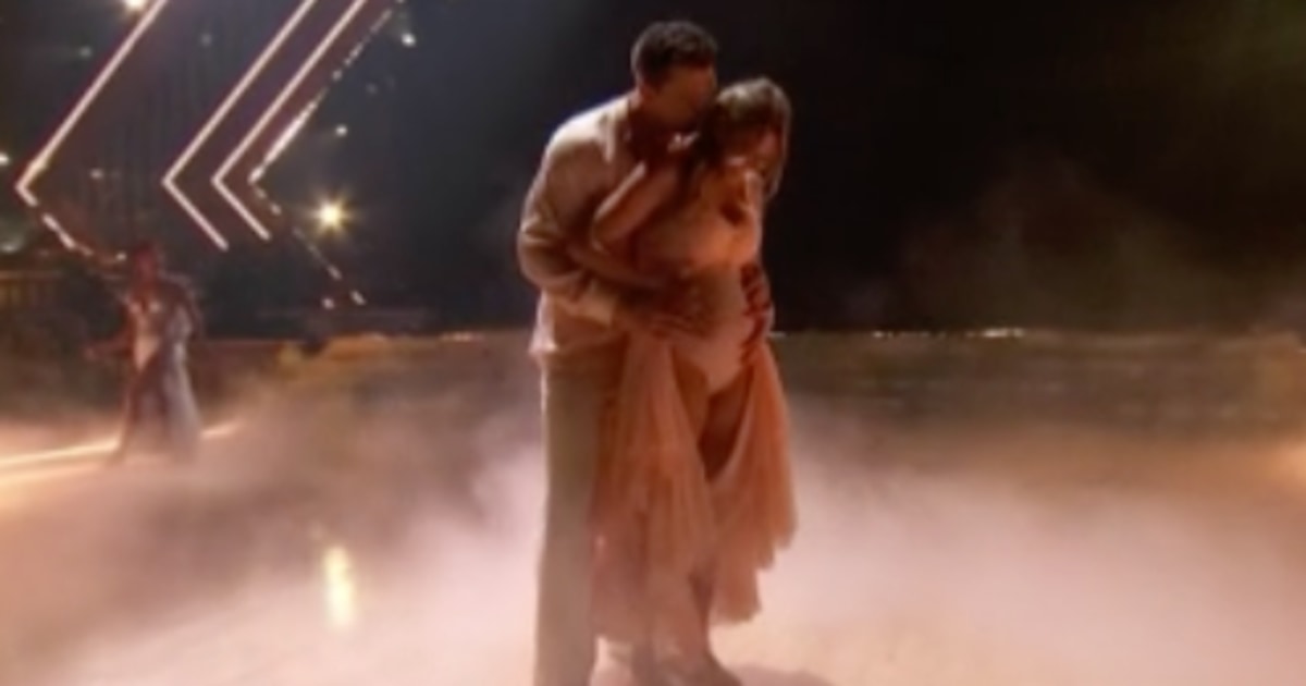 Tyler Cameron and fiancée Tate Madden reveal pregnancy in emotional ‘Dedication Night’ routine on ‘DWTS’ - Page Six