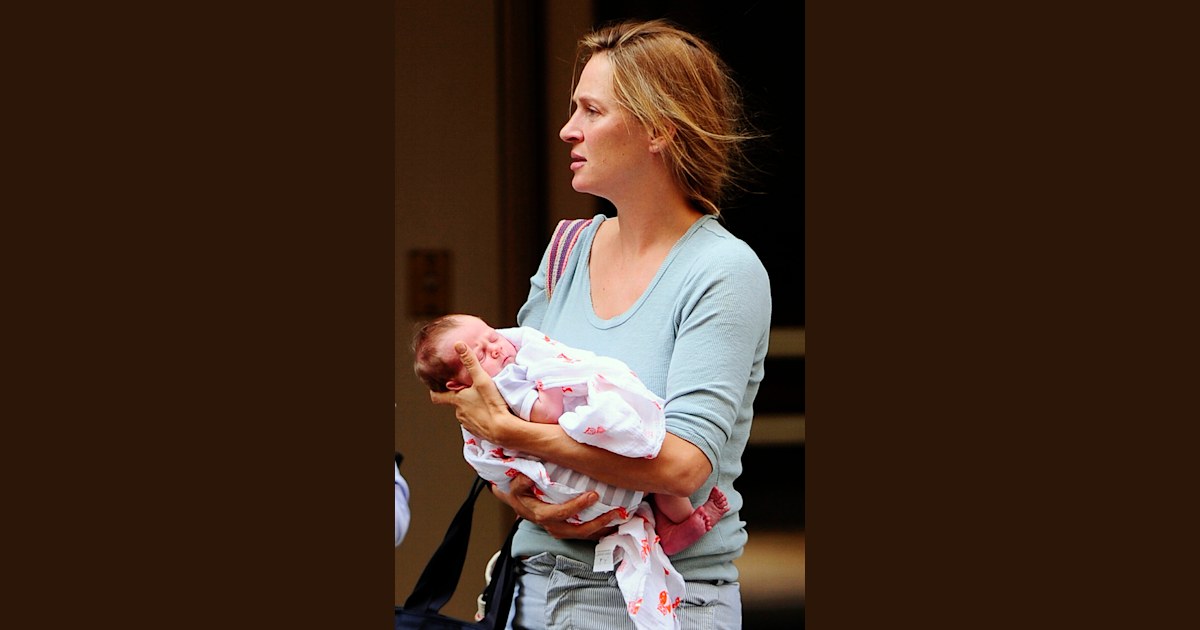 Uma Thurman Pregnant Actress Expecting 3rd Child With Boyfriend Arpad