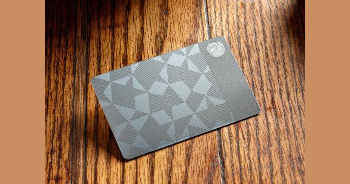 Starbucks unveils $450 metal gift cards
