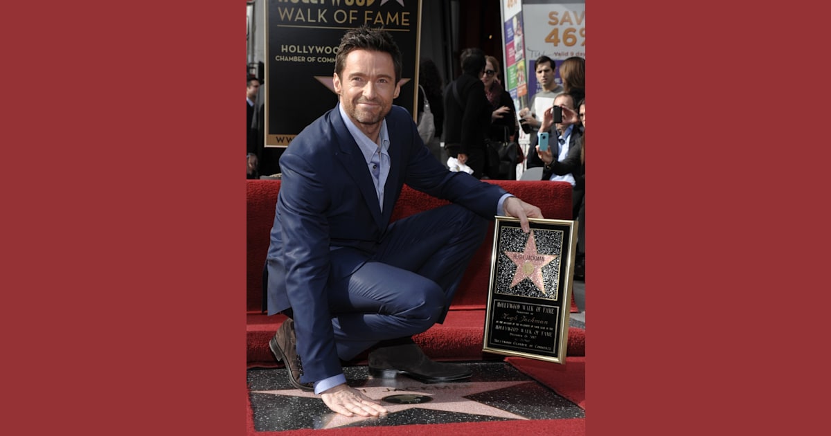 Hugh Jackman gets a star on the Hollywood Walk of Fame