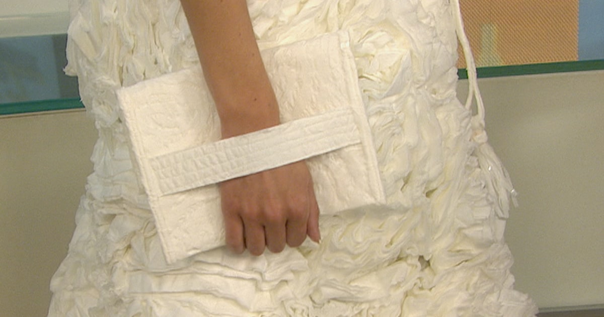 toilet paper wedding dress designer on to tell the truth