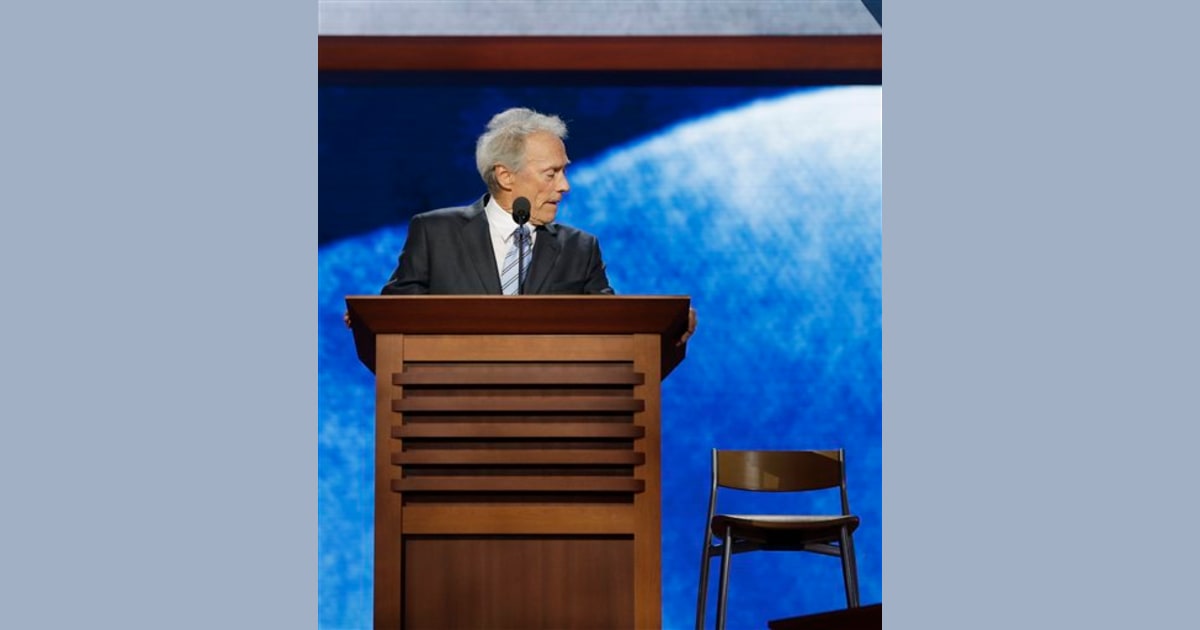 Clint Eastwood defends his empty-chair RNC speech
