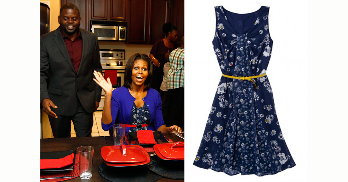 Michelle Obama wears 39.99 Jason Wu for Target dress