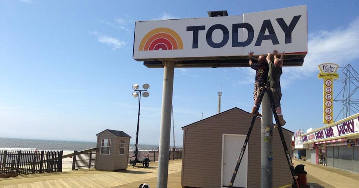 TODAY visits the Jersey shore A behindthescenes look