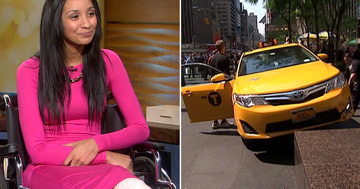British tourist hit by NYC cab Strangers 'saved my life'