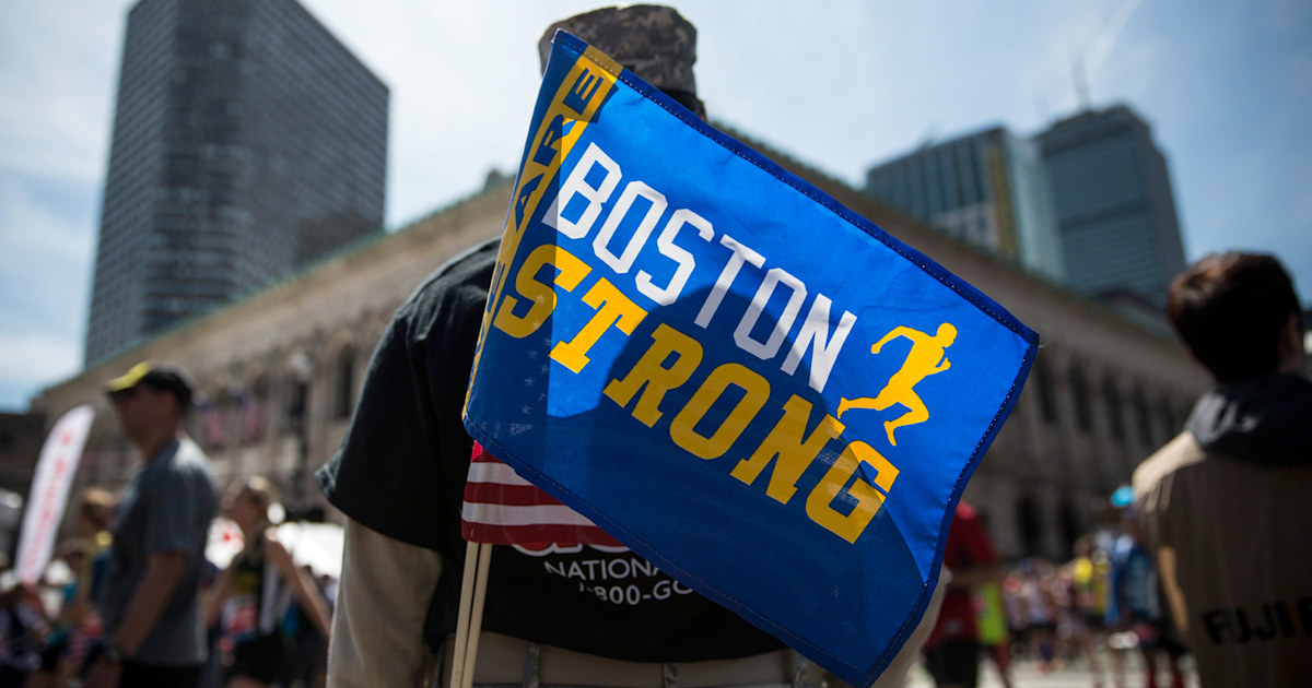 Boston Strong Showing support at the Boston Marathon