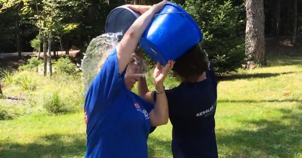 The Ice Bucket Challenge Please keep dumping ice on your heads