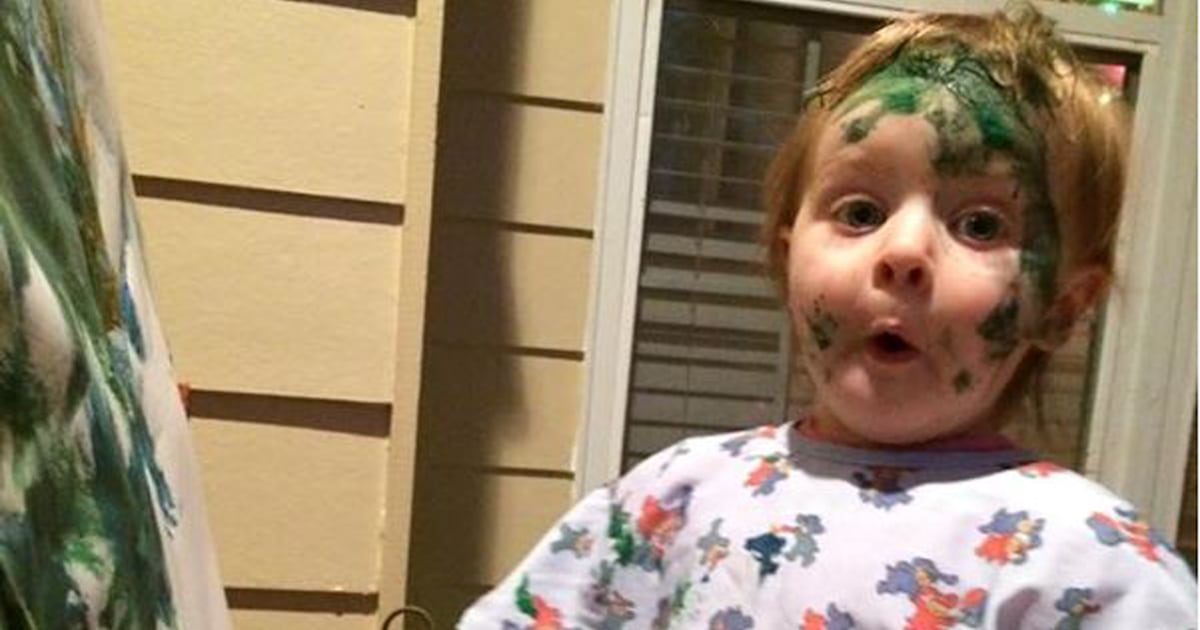 What a mess! Check out these adorable photos of kids caught redhanded