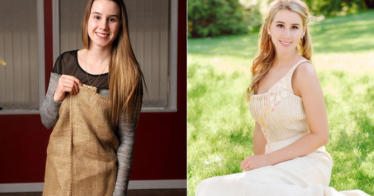 potato sack prom dress Teen raises over $10,000 for charity after keeping vow to wear burlap dress  to prom
