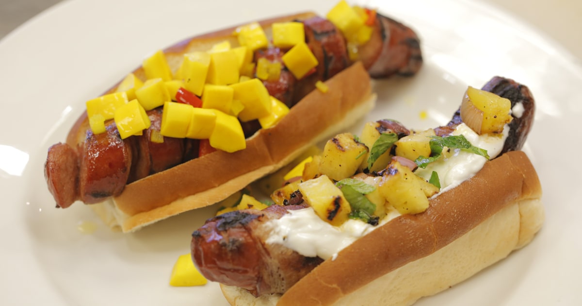 Make a grown-up bacon-wrapped hot dog that will blow your mind