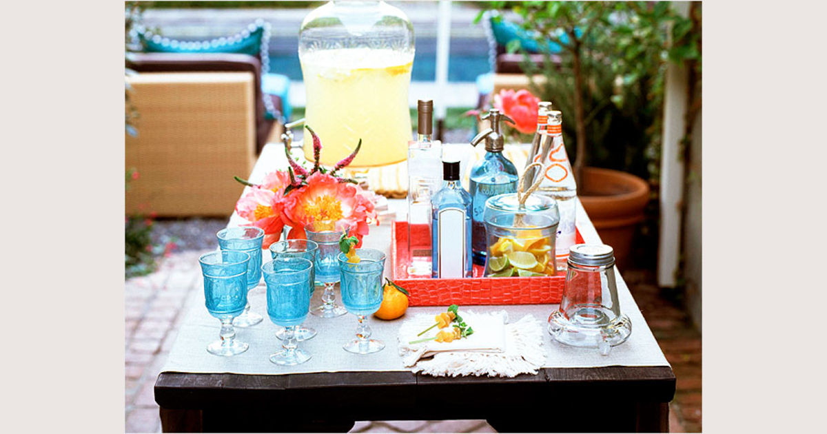 How To Set Up An Outdoor Bar, Outdoor Bar Set Up For Party