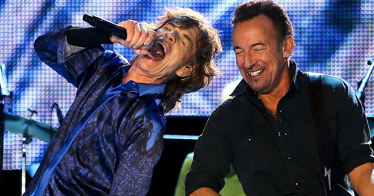Bruce Springsteen hits the stage with the Rolling Stones