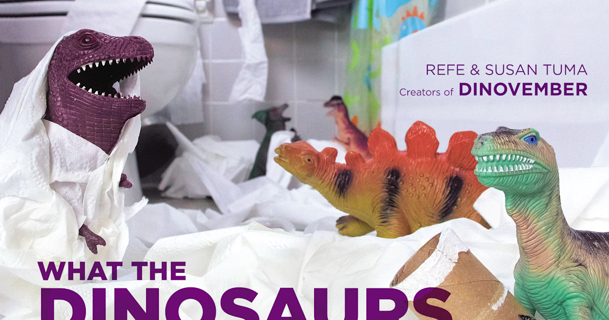 Dinovember parents set release book about  What the Dinosaurs Did