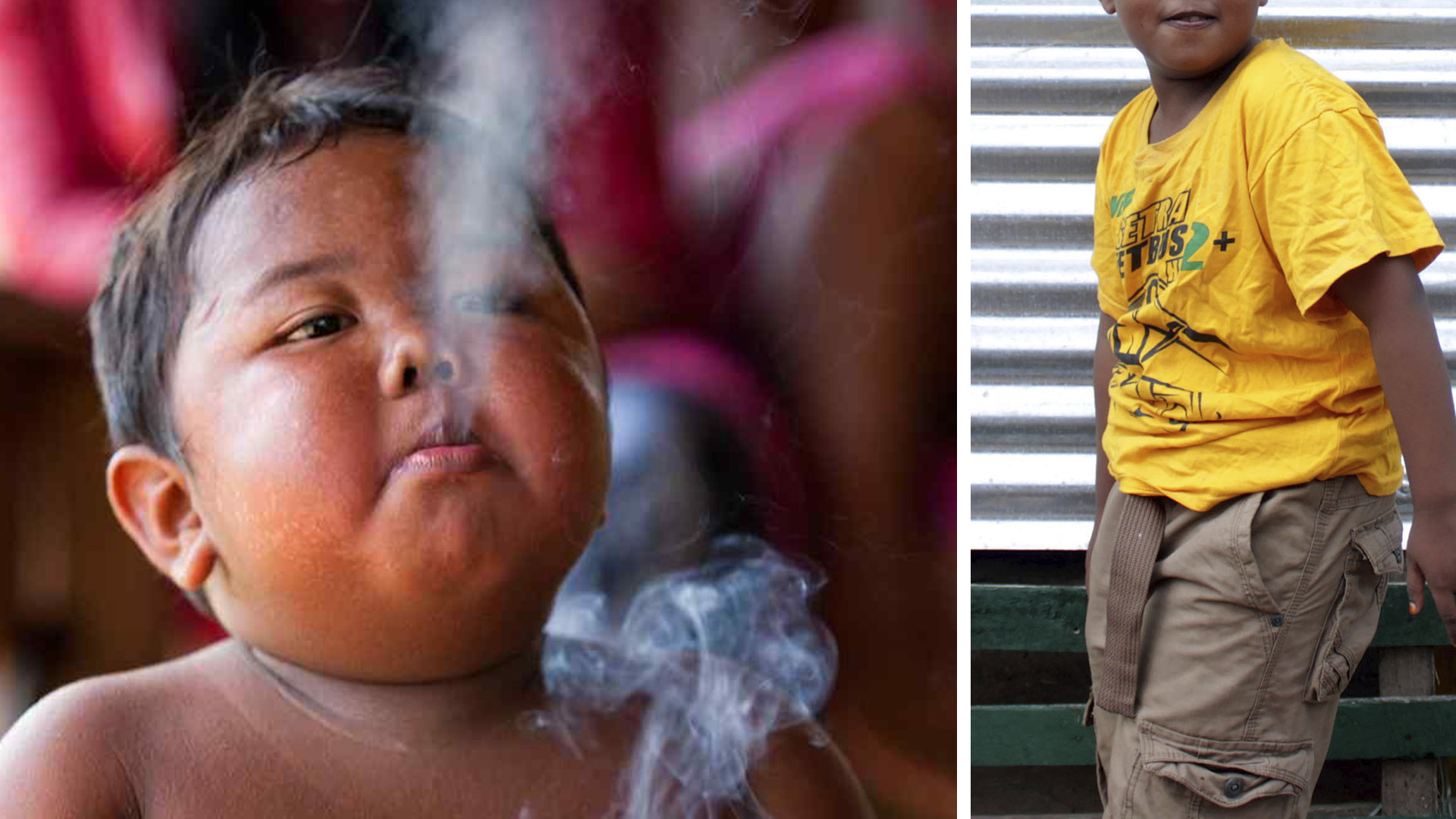 Así se ve a sus 9 años el niño que fumaba decenas de cigarrillos al día (FOTO)