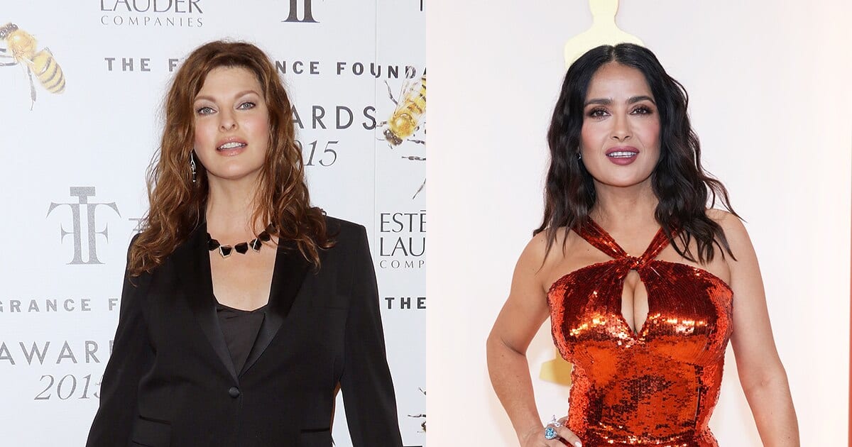 Linda Evangelista Gives Glimpse Into CoParenting With Salma Hayek