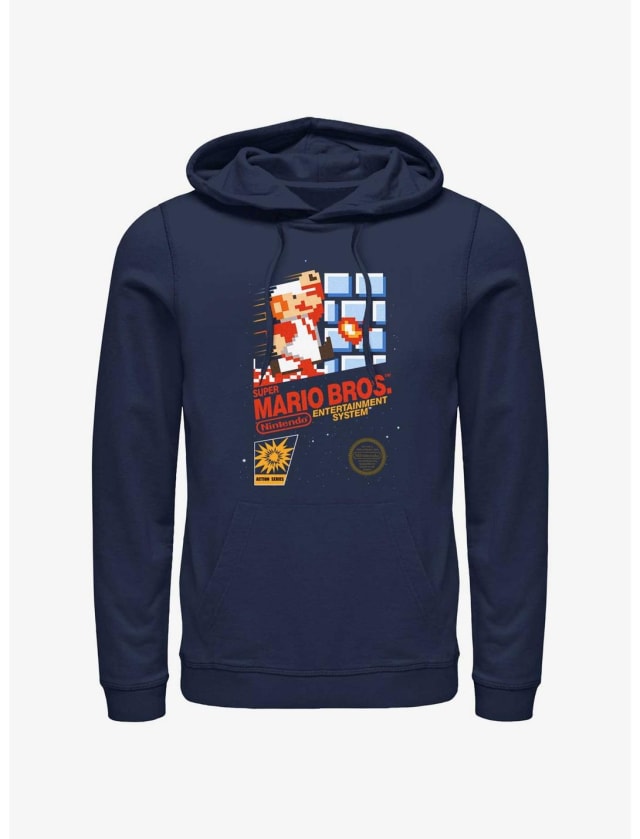 Nintendo Mario Super Mario Bros Retro NES Hoodie