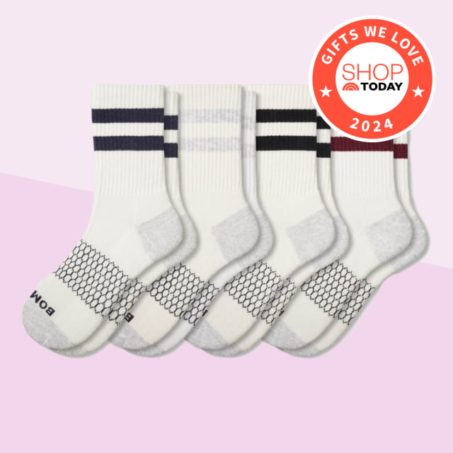 Bombas Vintage Stripes Half Calf Socks (Set of 4)