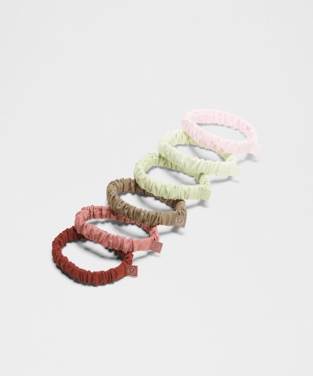 Lululemon Skinny Scrunchies (Pack of 6)