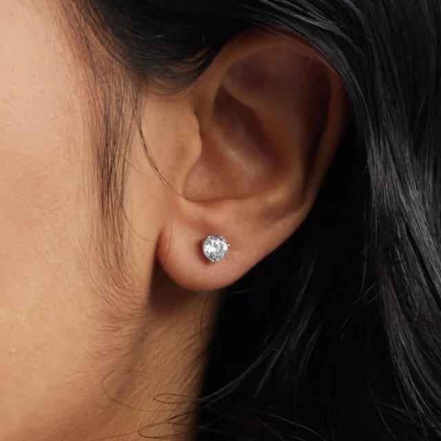 Nordstrom Gift Boxed Cubic Zirconia Stud Earrings